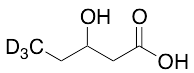 rac-3-Hydroxypentanoic Acid-D3