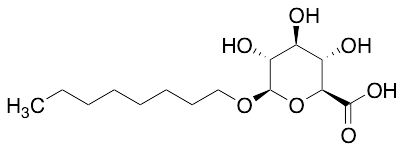 (2S,3S,4S,5R,6R)-3,4,5-Trihydroxy-6-(octyloxy)tetrahydro-2H-pyran-2-carboxylic Acid