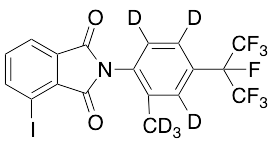 4-Iodo-2-[2-methyl-4-[1,2,2,2-tetrafluoro-1-(trifluoromethyl)ethyl]phenyl]-1H-isoindole-1,3(2H)-dione-d6