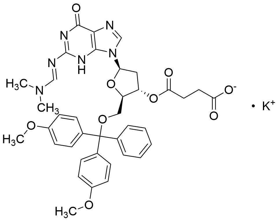 5'-DMT DG(DMF) Succinate Potassium salt 