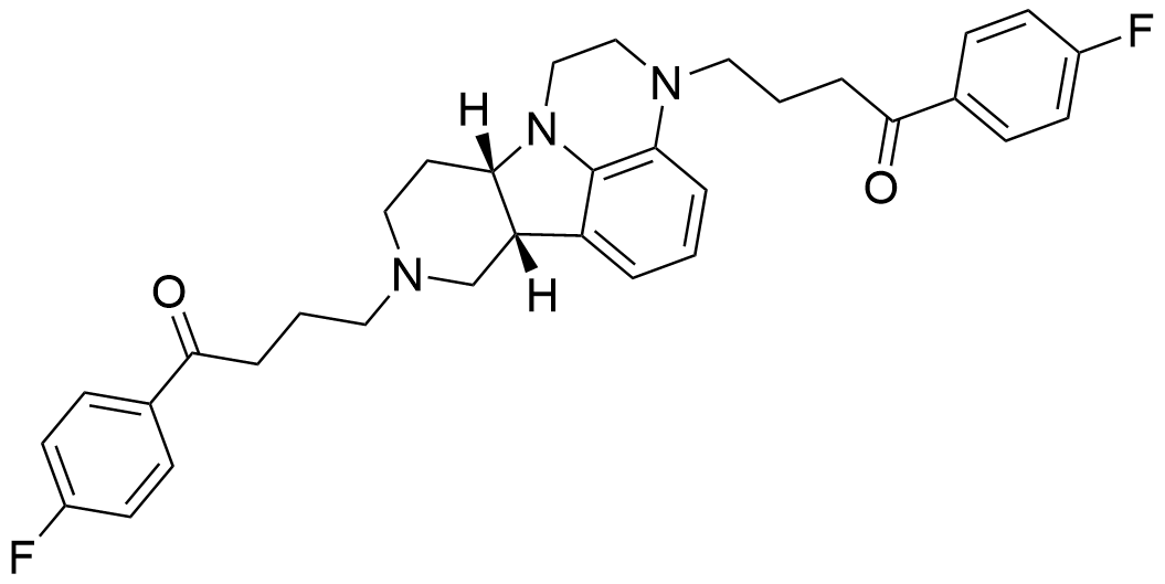 N-Desmethyl-N-(1-(4-fluorophenyl)butan-1-one) Lumateperone