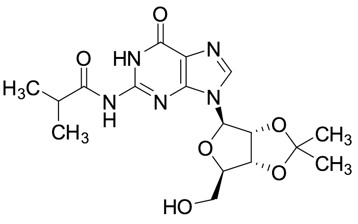 2',3'-O-(1-Methylethylidene)-N-(2-methyl-1-oxopropyl)guanosine