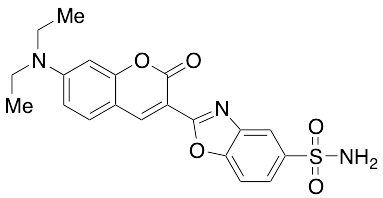 2-[7-(Diethylamino)-2-oxo-2H-1-benzopyran-3-yl]-5-benzoxazolesulfonamide