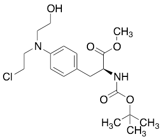 N-Boc-4-[(2-chloroethyl)(2-hydroxyethyl)amino]-L-phenylalanine Methyl Ester