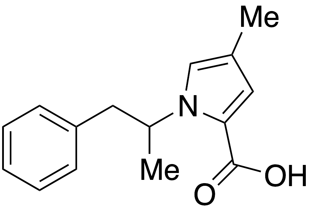 4-Methyl-1-(1-phenylpropan-2-yl)-1H-pyrrole-2-carboxylic Acid