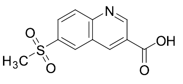 6-(Methylsulfonyl)quinoline-3-carboxylic Acid