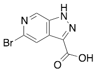 5-Bromo-1H-pyrazolo[3,4-c]pyridine-3-carboxylic Acid