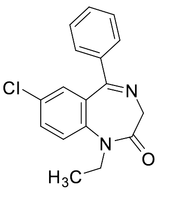 N-Desmethyl-N-ethyl Diazepam