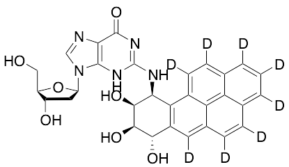 (-)-cis-anti-N2-BPDE-dG-d8