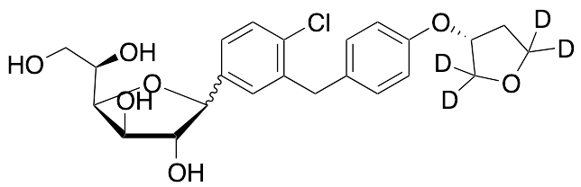 1,4-Anhydro-1,5-dihydroxy-3’’’-epi-empagliflozin-d4