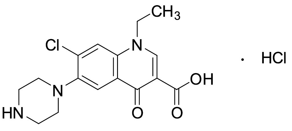 6-Defluoro-piperazinyl 7-Depiperazinyl-chloro Norfloxacin Hydrochloride