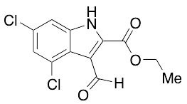 Ethyl 4,6-Dichloro-3-formyl-2-indolecarboxylate