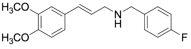 N-[(2E)-3-(3,4-Dimethoxyphenyl)-2-propen-1-yl]-4-fluorobenzenemethanamine
