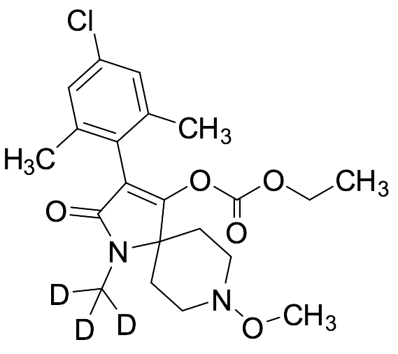 3-(4-Chloro-2,6-dimethylphenyl)-8-methoxy-1-(methyl-d3)-2-oxo-1,8-diazaspiro[4.5]dec-3-en-4-yl Ethyl Carbonate