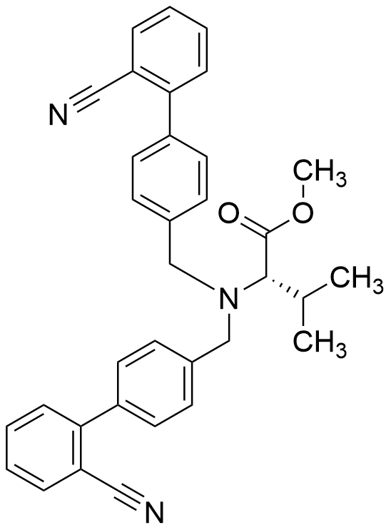 N,​N-​bis[(2'-​Cyano[1,​1'-​biphenyl]​-​4-​yl)​methyl]​-methyl Ester L-​Valine