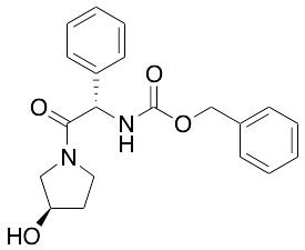 N-[(1S)-2-[(3R)-3-Hydroxy-1-pyrrolidinyl]-2-oxo-1-phenylethyl]-carbamic Acid Phenylmethyl Ester
