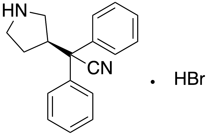 (R)-2,2-Diphenyl-2-(pyrrolidin-3-yl)acetonitrile Hydrobromide