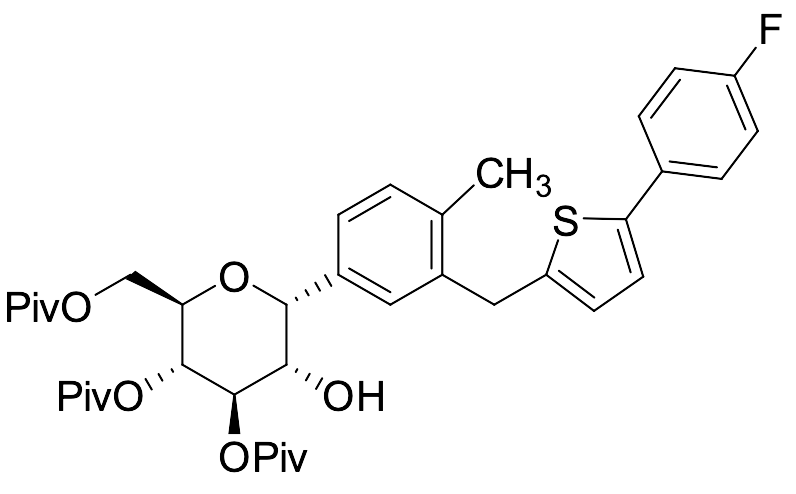 Des-tris-hydroxyl Tris(2,2-dimethylpropanoate) Epi-Canagliflozin