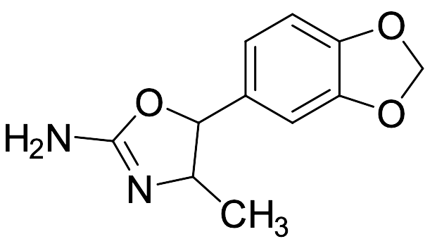 5-(1,3-Benzodioxol-5-yl)-4,5-dihydro-4-methyl-2-oxazolamine