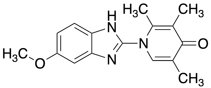 1,4-Dihydro-1-(5-methoxy-1H-benzimidazol-2-yl)-2,3,5-trimethyl-4-oxopyridine