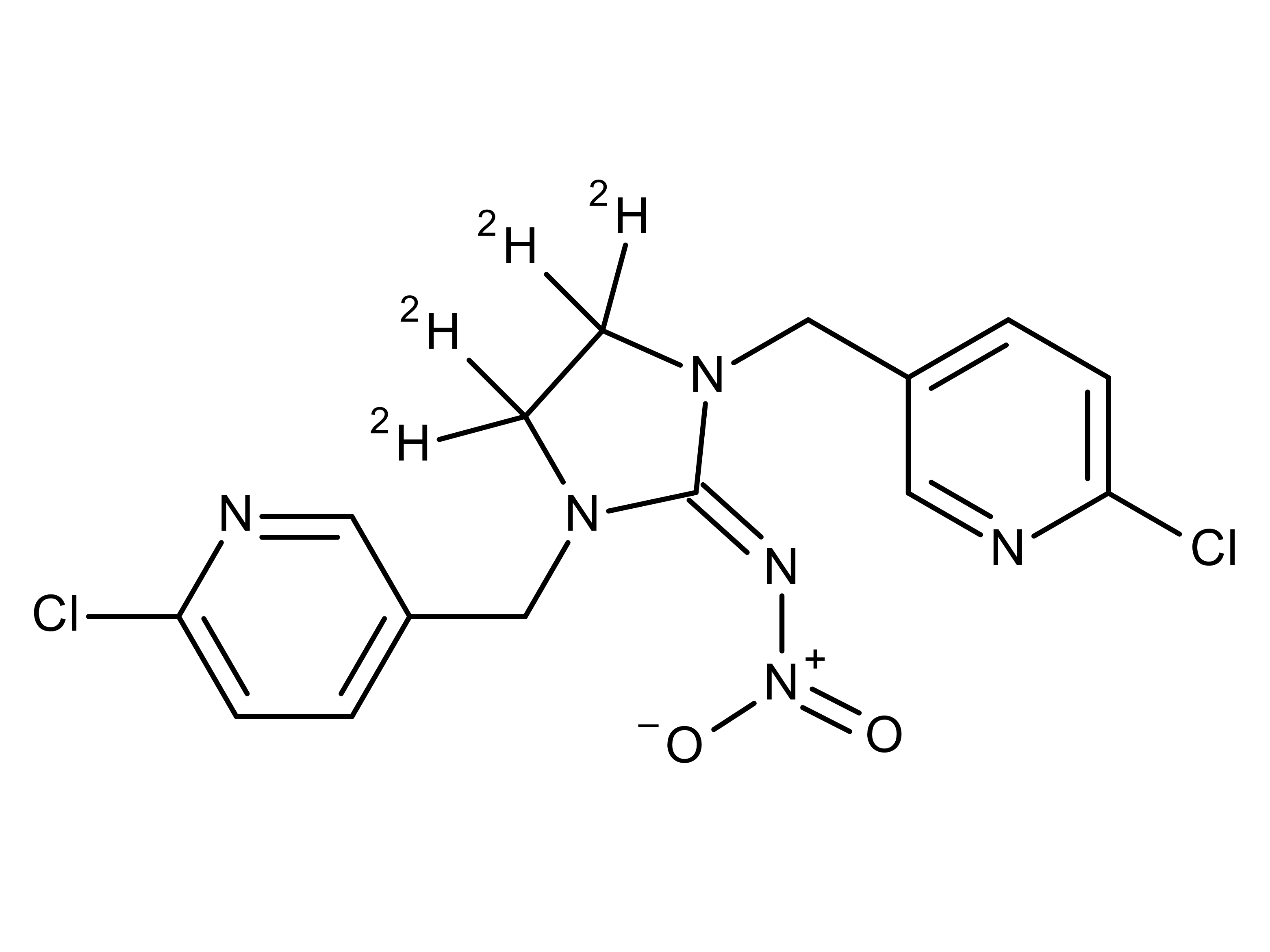 1,3-Bis[(6-chloro-3-pyridinyl)methyl]-N-nitro-2-imidazolidinimine-d4 (imidazolidine-4,4,5,5-d4)