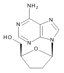 9-(2,3-Dideoxy-beta-D-glycero-pentofuranosyl)-9H-purin-6-amine (2',3'-Dideoxyadenosine)