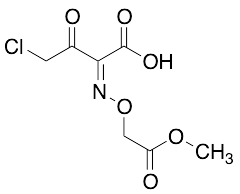 (Z)-4-Chloro-2-((2-methoxy-2-oxoethoxy)imino)-3-oxobutanoic Acid