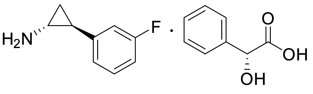 (1R,2S)-2-(3-Fluorophenyl)cyclopropanamine (R)-Mandelic Acid salt