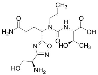 N-[[[(1S)-4-Amino-1-[3-[(1R)-1-amino-2-hydroxyethyl]-1,2,4-oxadiazol-5-yl]-4-oxobutyl]propylamine]carbonyl]-L-threonine