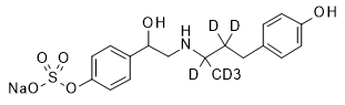 Ractopamine-10’-sulfate-d6 Sodium (Mixture of Diastereomers)