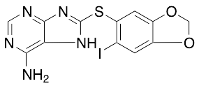 8-[(6-Iodo-1,3-benzodioxol-5-yl)thio]-9H-purin-6-amine