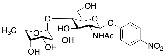 4-Nitrophenyl 2-Acetamido-2-deoxy-4-O-Alpha-L-fucopyranosyl)-Beta-D-glucopyranoside