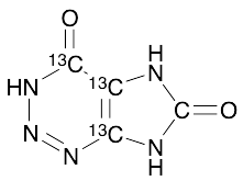 2-Aza-8-oxo-hypoxanthine-13C3