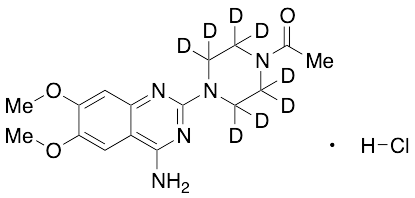 N-Descarbo(1,4-benzodioxine), N-Acetyl Doxazosin-d8 Hydrochloride
