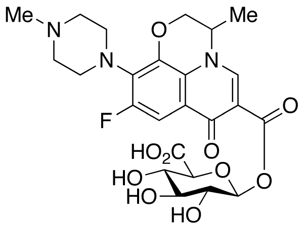 Ofloxacin Acyl-beta-D-glucuronide (80%)(Mixture of Diastereomers)