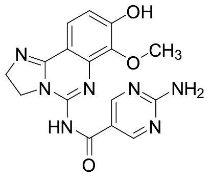 2-Amino-N-(8-hydroxy-7-methoxy-2,3-dihydroimidazo[1,2-c]quinazolin-5-yl)pyrimidine-5-carboxamide
