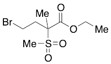 Ethyl 4-Bromo-2-methyl-2-(methylsulfonyl)butanoate
