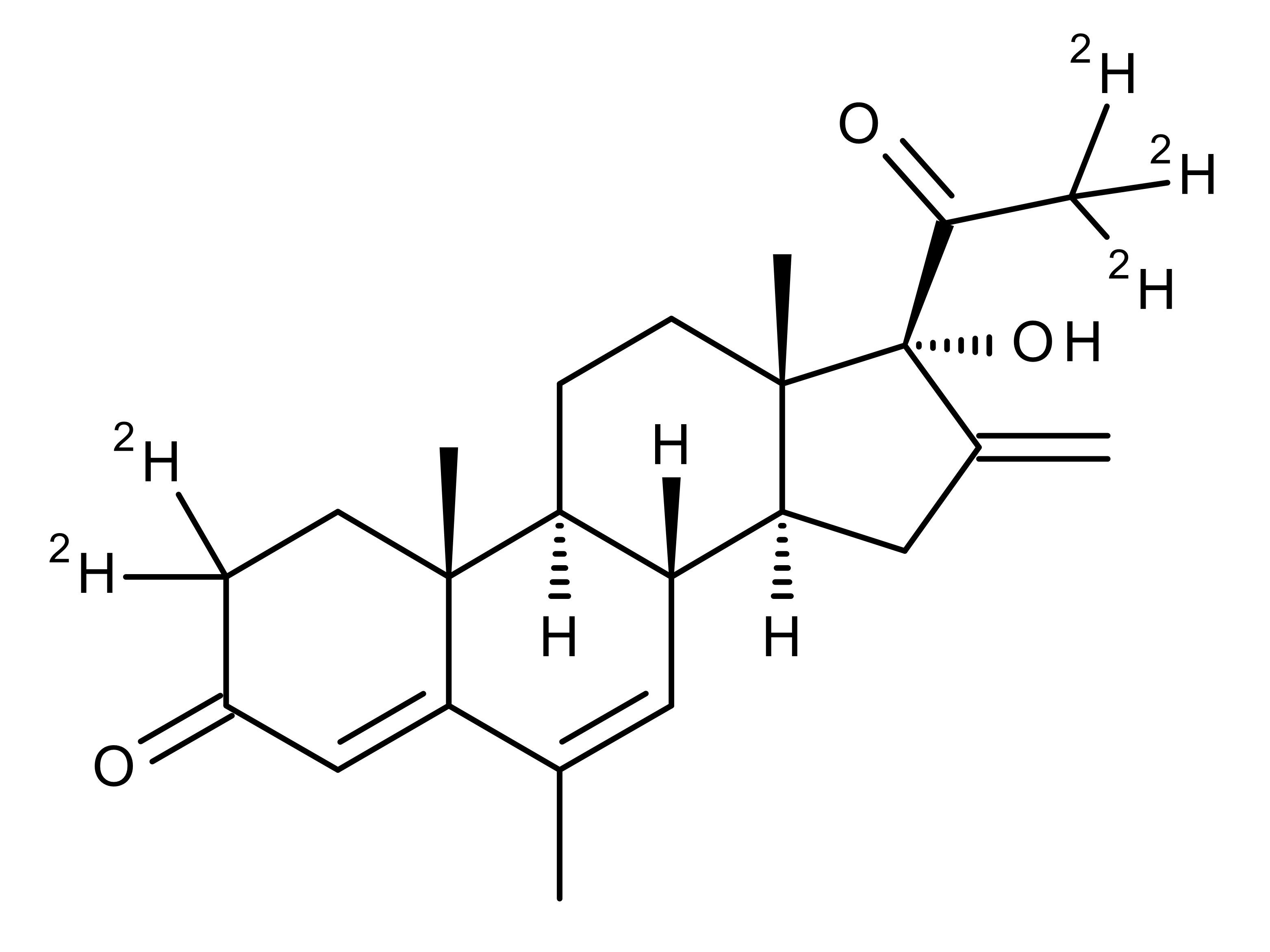 4,6-Pregnadien-6-methyl-16-methylene-17-ol-3,20-dione-2,2,21,21,21-d5
