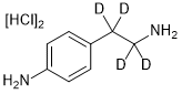 2-(4-Aminophenyl)ethyl-1,1,2,2-d4-amine 2HCl