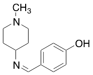 4-[(E)-(1-methyl-4-piperidyl)iminomethyl]phenol