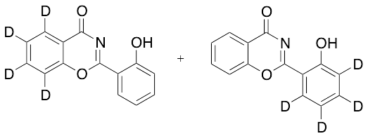 2-(2-Hydroxyphenyl)-4H-1,3-benzoxazin-4-one-d4 (Mixture of 2-Hydroxyphenyl-d4 & Benzoxazinone-d4)