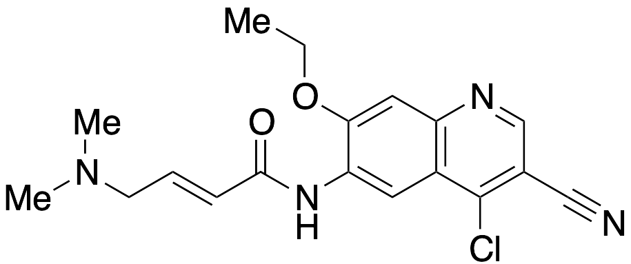 (2E)-N-(4-Chloro-3-cyano-7-ethoxy-6-quinolinyl)-4-(dimethylamino)-2-butenamide