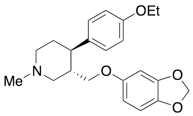 (3R,4S)-3-[(1,3-Benzodioxol-5-yloxy)methyl]-4-(4-ethoxyphenyl)-1-methylpiperidine