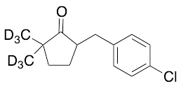 5-[(4-Chlorophenyl)methyl]-2,2-dimethylcyclopentanone-d6
