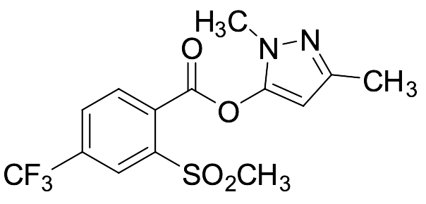 1,3-Dimethyl-1H-pyrazol-5-yl 2-(methylsulfonyl)-4-(trifluoromethyl) Benzoate