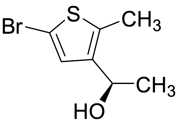 (alphaR)-5-Bromo-​alpha,​2-​dimethyl-3-thiophenemethanol