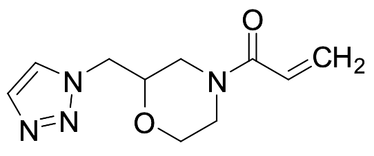 1-[2-(1H-1,2,3-Triazol-1-ylmethyl)-4-morpholinyl]-2-propen-1-one