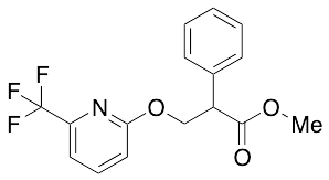 Methyl 2-phenyl-3-((6-(trifluoromethyl)pyridin-2-yl)oxy)propanoate