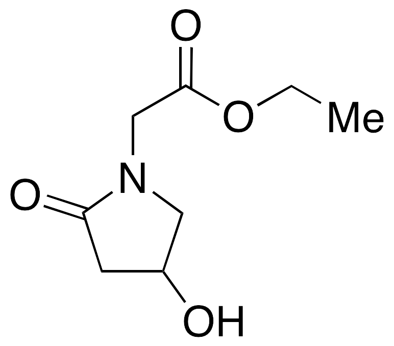 4-Hydroxy-2-oxo-1-pyrrolidineacetic Acid Ethyl Ester