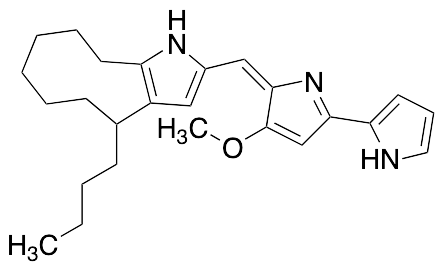 Butylcycloheptylprodigiosin
